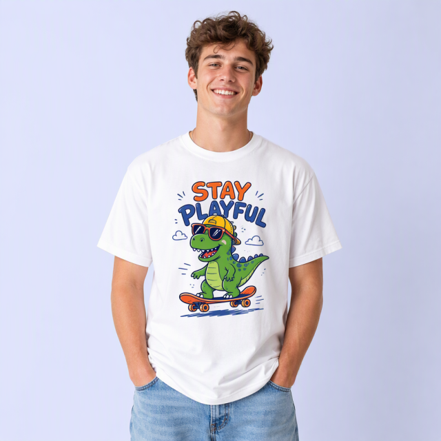 Custom Cartoon Graphic T-Shirts - STANDARD GIFTS Relaxed Fit Streetwear Tees