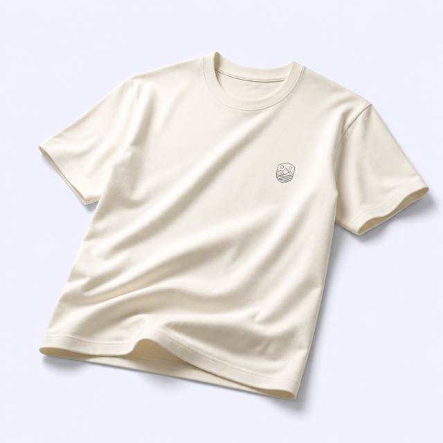 Custom Small Chest Logo T-Shirt - Heavyweight Cotton Team Uniform by STANDARD GIFTS