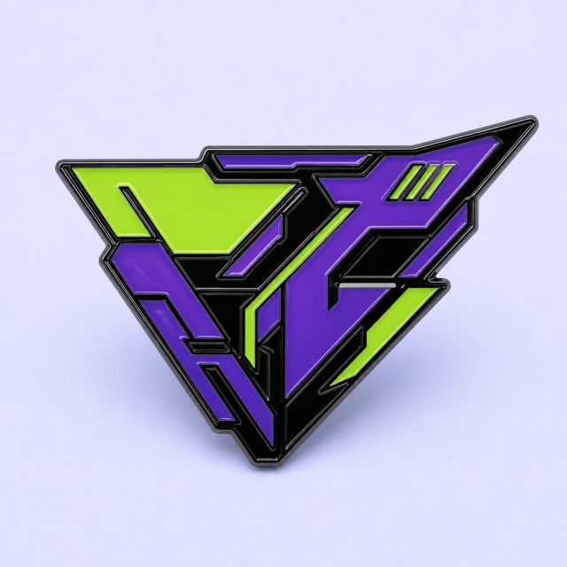 Custom Geometric Enamel Pins - Trendy Lapel Badges - STANDARD GIFTS