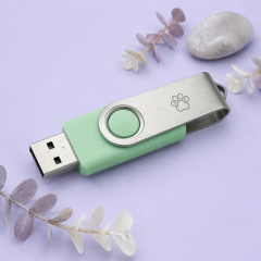 Custom Swivel USB Flash Drive