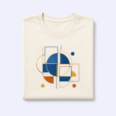 Custom Geometric Graphic T-Shirts - Modern Tech Streetwear - STANDARD GIFTS