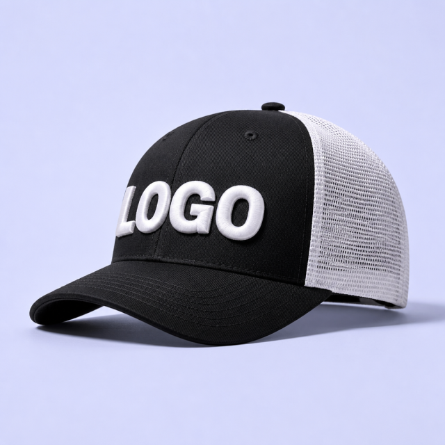 Custom 3D Puff Embroidery Trucker Hat