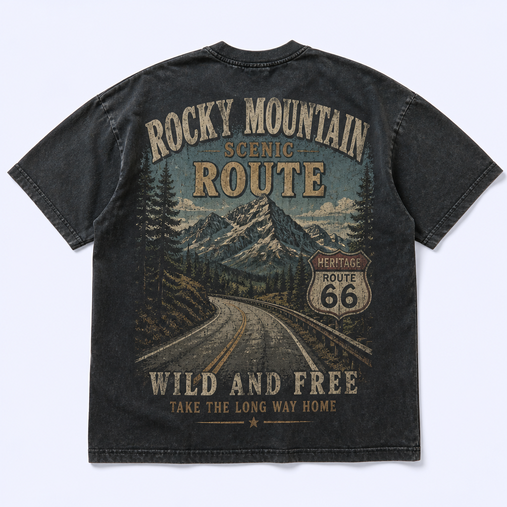 Custom Vintage Distressed Graphic T-Shirts - Heavyweight Retro Streetwear - STANDARD GIFTS