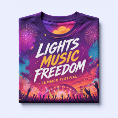 Custom Full-Print Graphic T-Shirts - Oversized Event Streetwear - STANDARD GIFTS