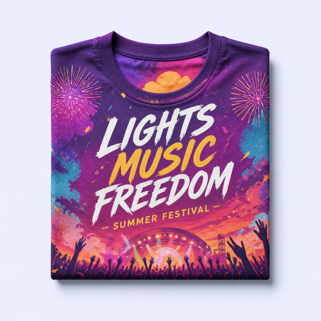 Custom Full-Print Graphic T-Shirts - Oversized Event Streetwear - STANDARD GIFTS