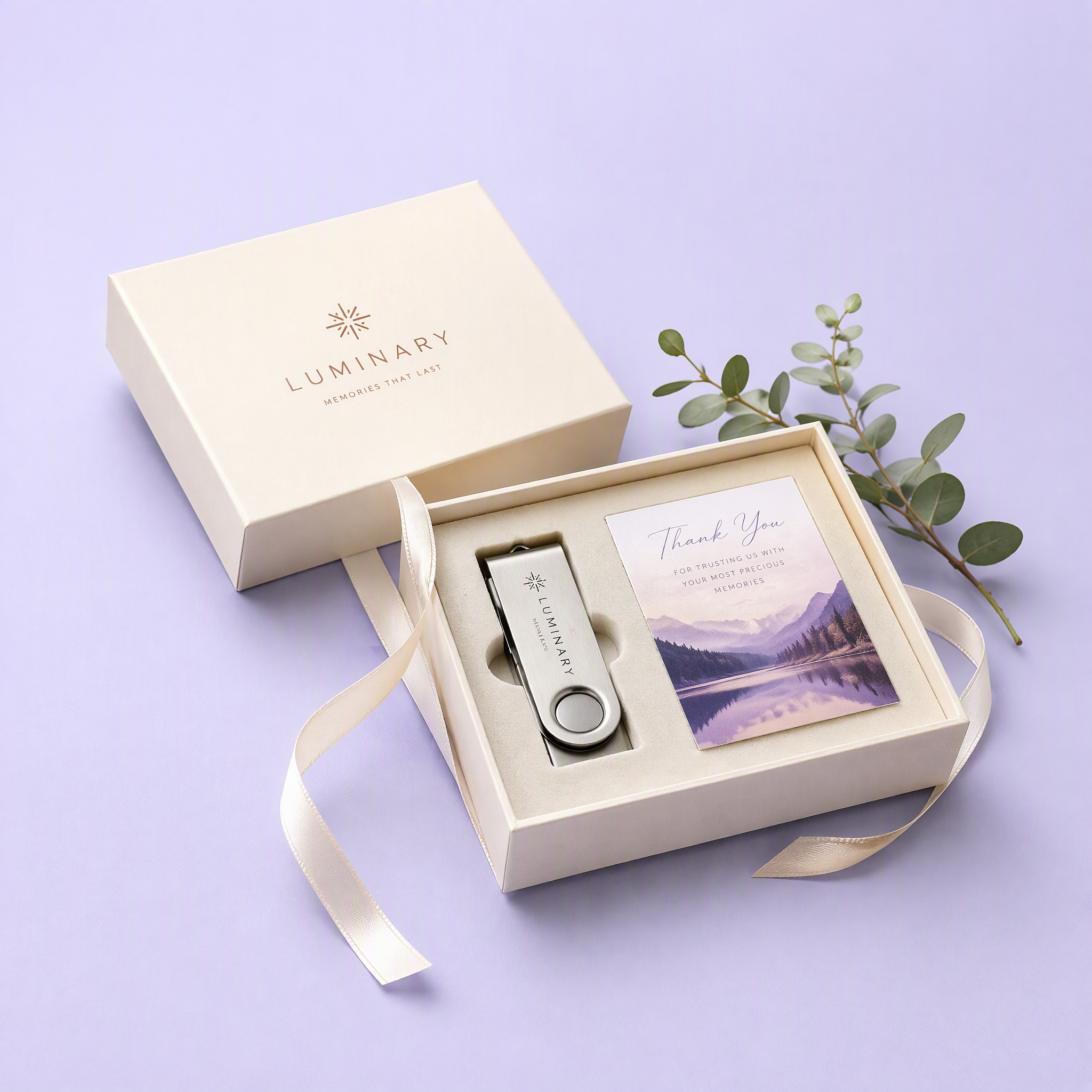 Custom USB Flash Drive Gift Box