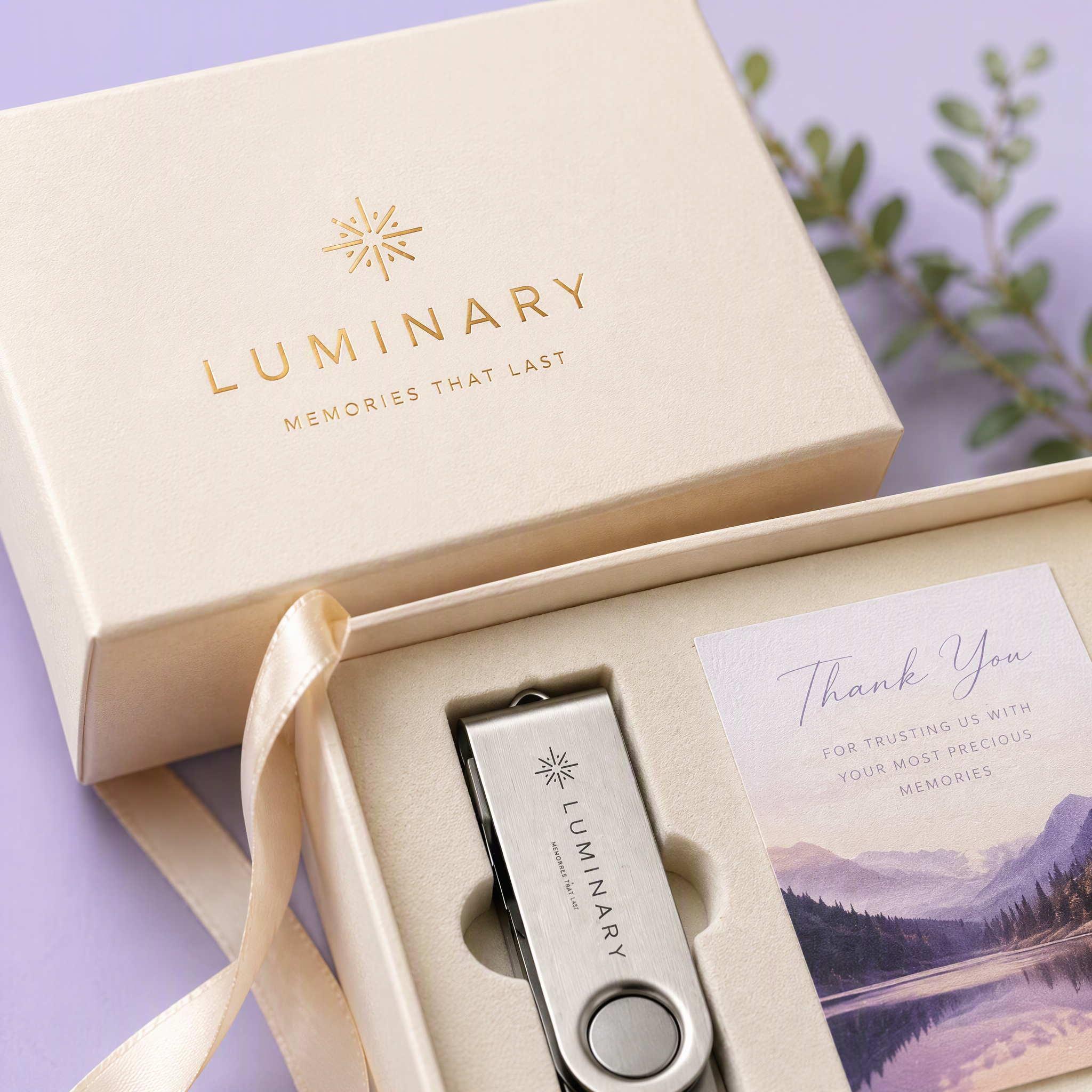 Custom USB Flash Drive Gift Box