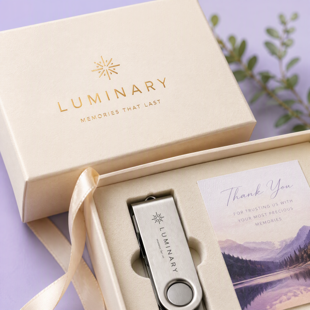 Custom USB Flash Drive Gift Box