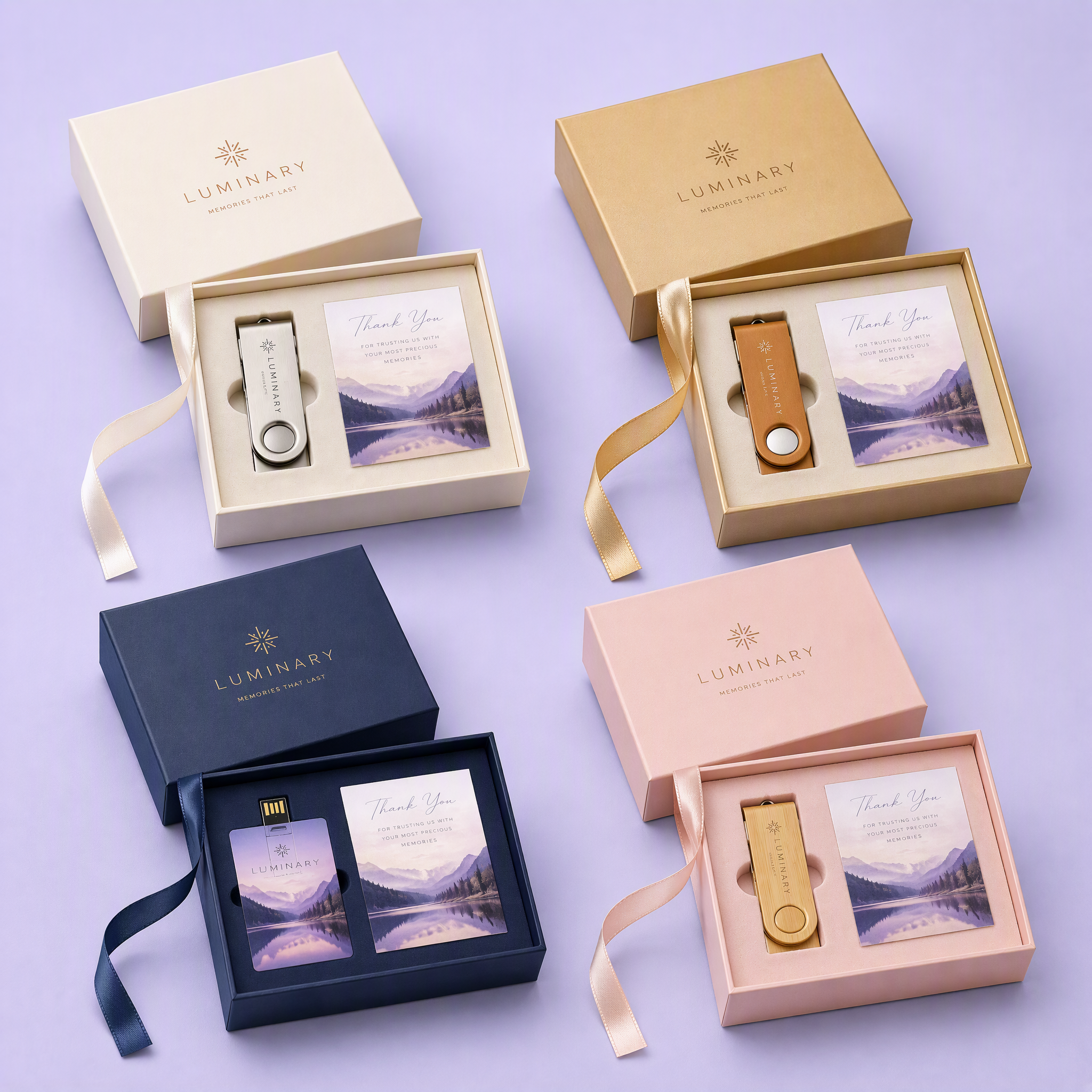 Custom USB Flash Drive Gift Box