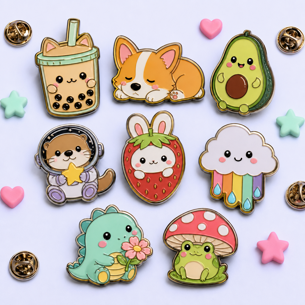 Custom Cartoon Enamel Pin Badges - Anime Lapel Pins - STANDARD GIFTS