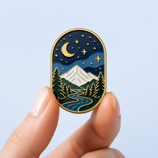 Custom Soft Enamel Pins - Die Struck Metal Badges - STANDARD GIFTS