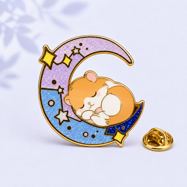 Custom Hard Enamel Pins - Low MOQ Lapel Badges - STANDARD GIFTS