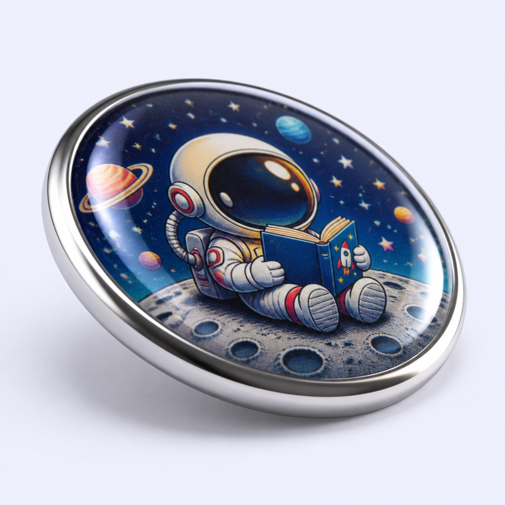 Custom Printed Epoxy Dome Lapel Pins - Full Color Acrylic & Metal Badges for Merch and Events by Standard Gifts