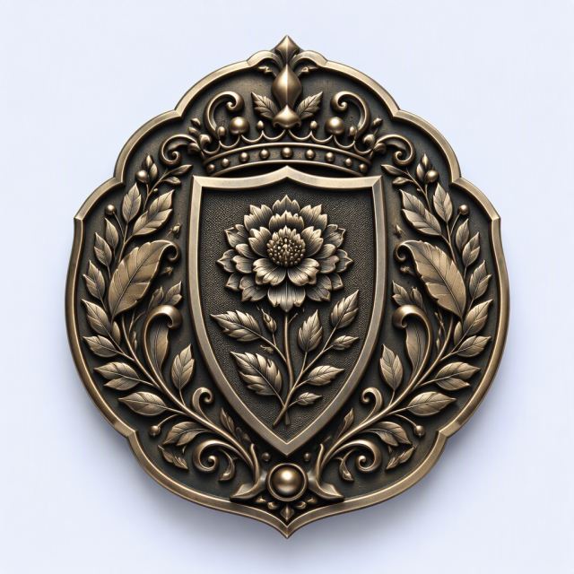STANDARD GIFTS Custom 3D High-Relief Metal Badges - Antique Sculpted Die-Cast Pins & Emblems