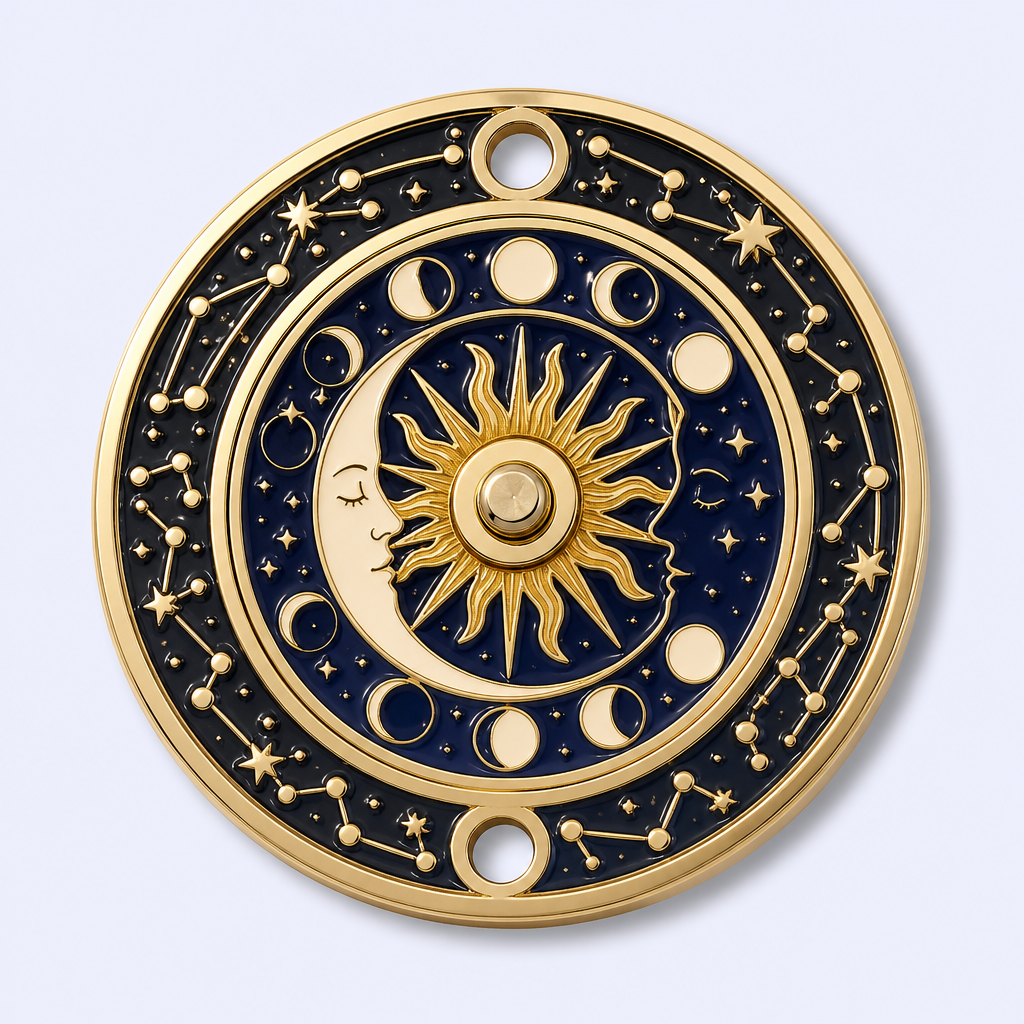 Custom Mechanical Kinetic Interactive Enamel Pins with Movable Multi-Layer Metal Structure