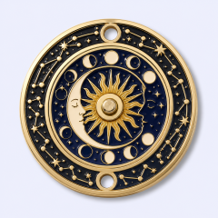 Custom Mechanical Kinetic Interactive Enamel Pins with Movable Multi-Layer Metal Structure