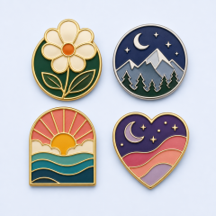 Custom Soft Enamel Pins - Die Struck Metal Badges - STANDARD GIFTS