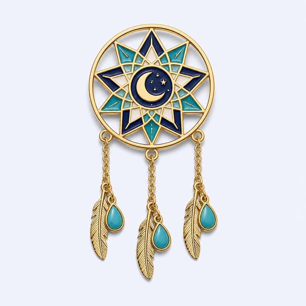 Custom Mechanical Kinetic Interactive Enamel Pins with Movable Multi-Layer Metal Structure