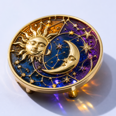 Custom Translucent Stained Glass Metal Lapel Pins by STANDARD GIFTS