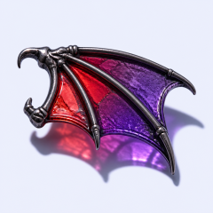 Custom Translucent Stained Glass Metal Lapel Pins by STANDARD GIFTS