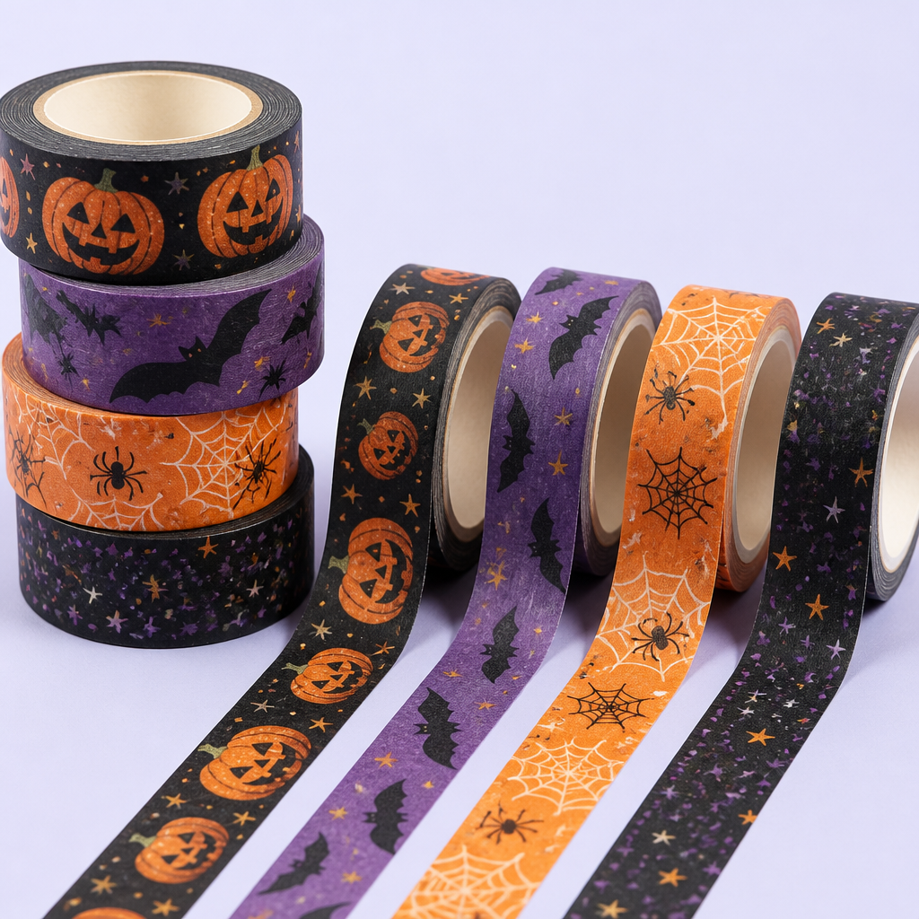 Custom Halloween Washi Tape - STANDARD GIFTS Decorative Craft Paper Tape