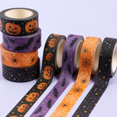 Custom Halloween Washi Tape - STANDARD GIFTS Decorative Craft Paper Tape