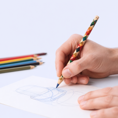 STANDARD GIFTS Custom Colored Pencils - Premium Personalized Art Drawing Set
