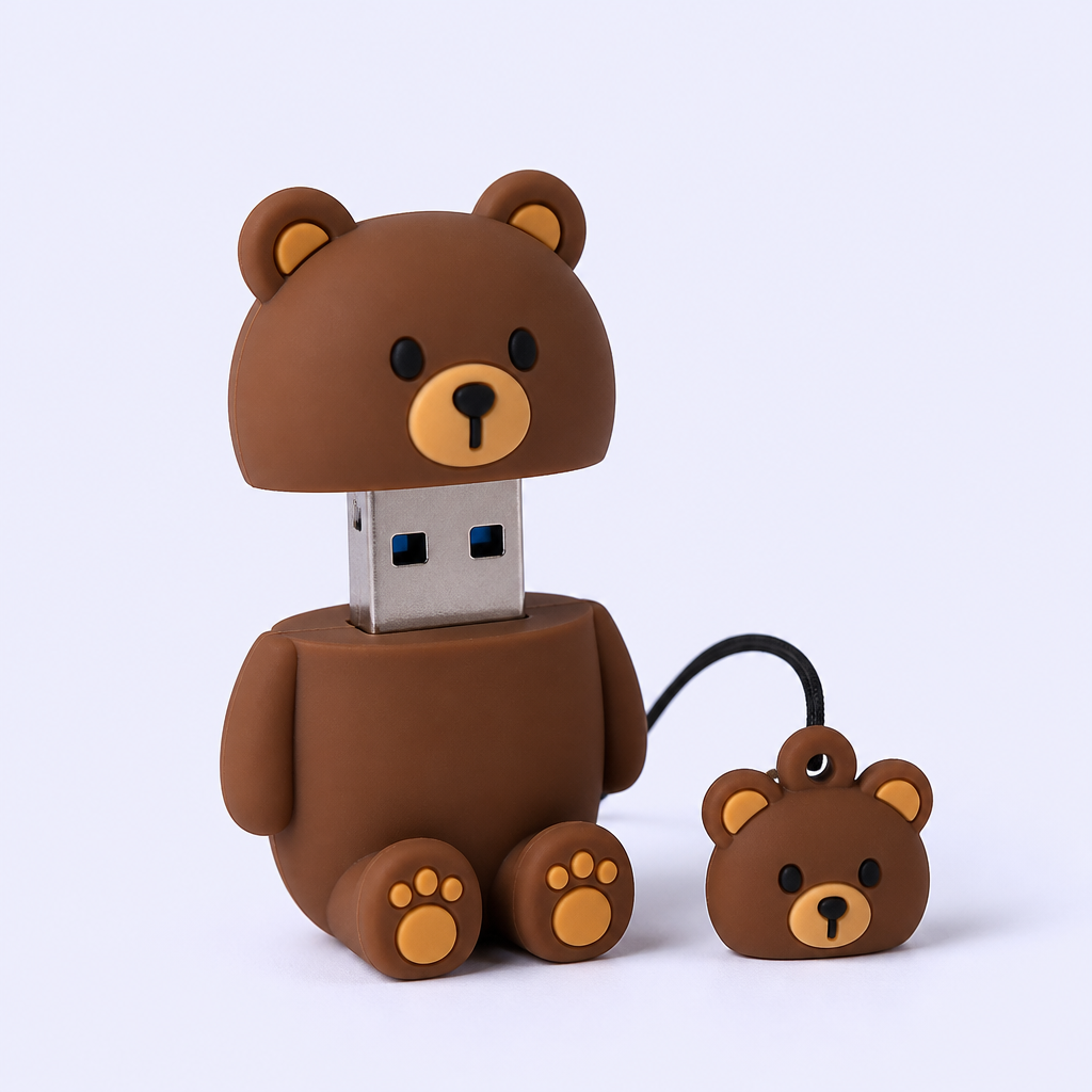 Custom 3D Silicone Figurine USB Flash Drive by STANDARD GIFTS