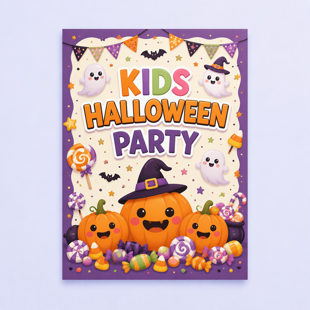 Custom Halloween Promotional Posters - Premium Spooky Event Art Prints by STANDARD GIFTS