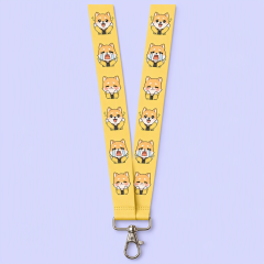 Custom Anime Sublimation Lanyard with Swivel Lobster Clasp