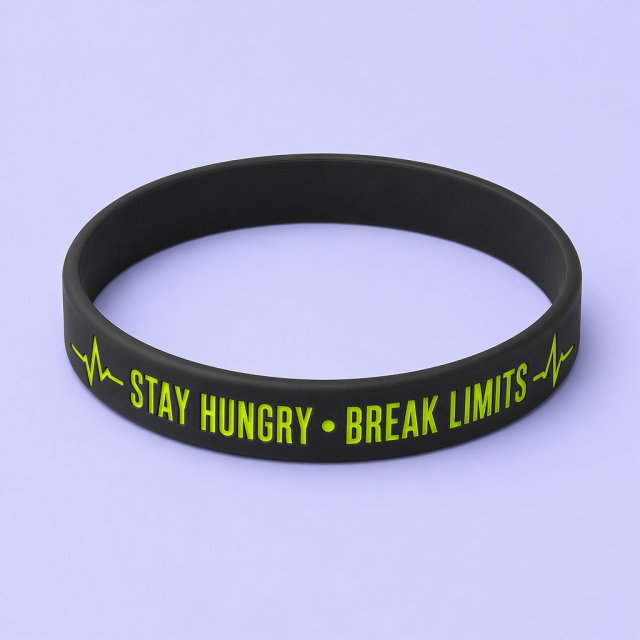 Custom Debossed Silicone Wristbands Bulk Wholesale | Factory-Direct Waterproof Athletic Rubber Bracelets with Color-Filled Logo