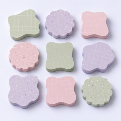 Custom Die-Cut Shaped Sticky Notes - Aesthetic Pastel Memo Pads by STANDARD GIFTS