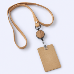 Custom Retractable Badge Reel Lanyard with ID Card Holder - STANDARD GIFTS