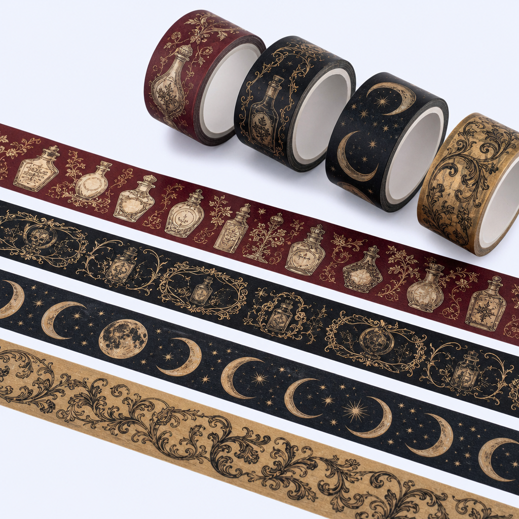 Custom Halloween Washi Tape - STANDARD GIFTS Decorative Craft Paper Tape