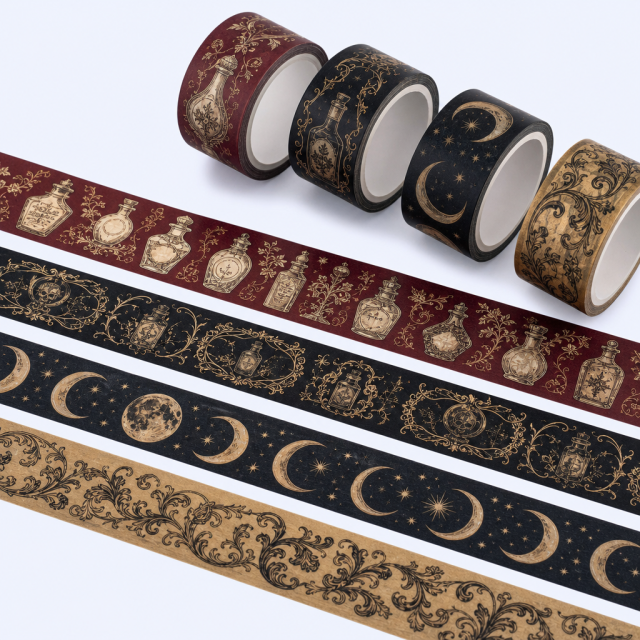 Custom Halloween Washi Tape - STANDARD GIFTS Decorative Craft Paper Tape