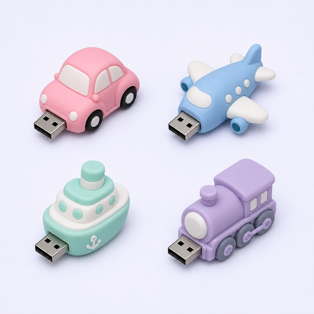 Custom 3D Silicone Figurine USB Flash Drive by STANDARD GIFTS