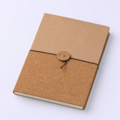 Custom Minimalist Natural Cork Notebook and Eco Journal