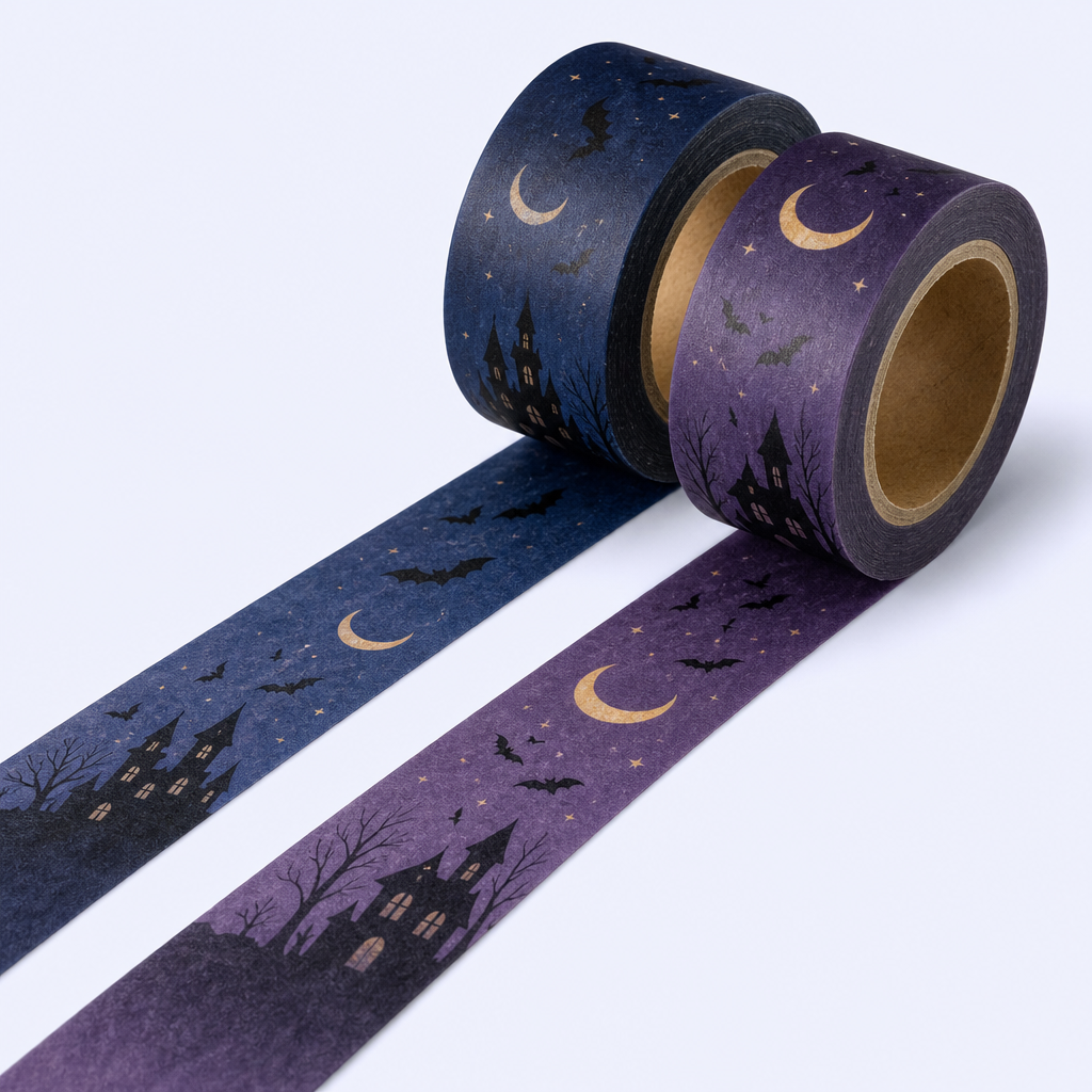Custom Halloween Washi Tape - STANDARD GIFTS Decorative Craft Paper Tape