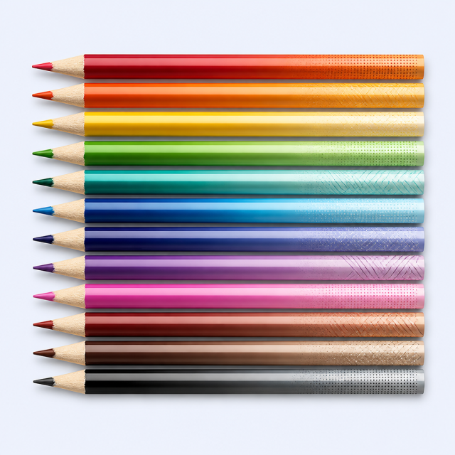 STANDARD GIFTS Custom Colored Pencils - Premium Personalized Art Drawing Set