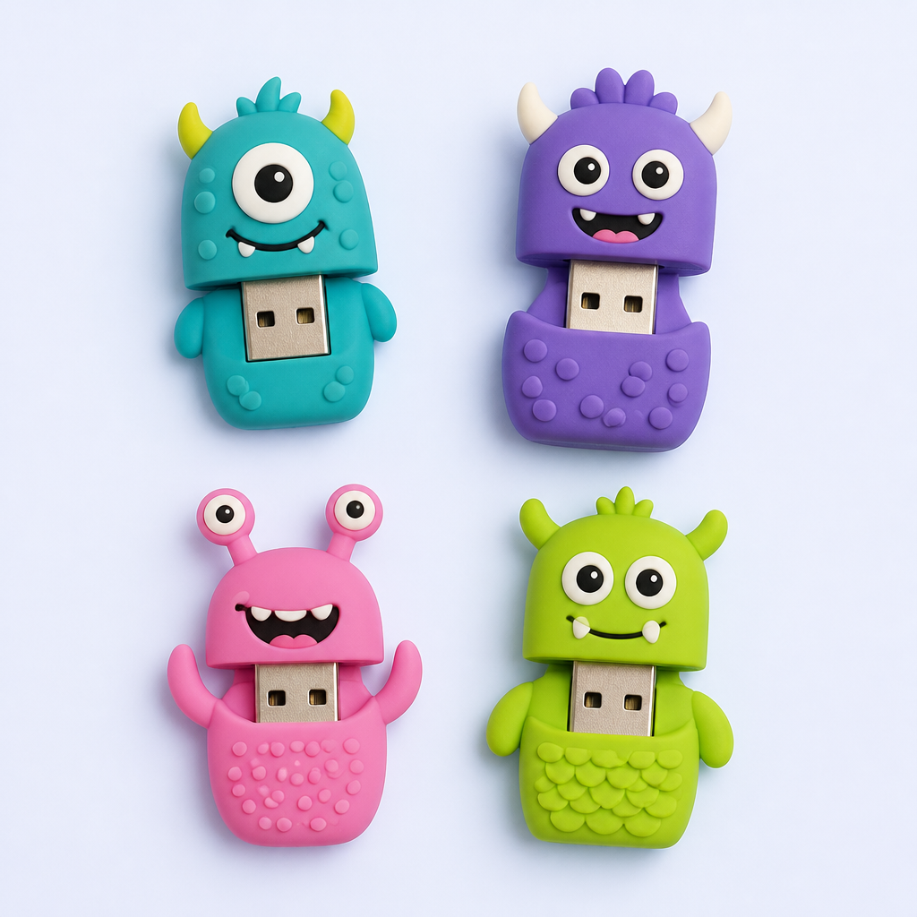 Custom 3D Silicone Figurine USB Flash Drive by STANDARD GIFTS
