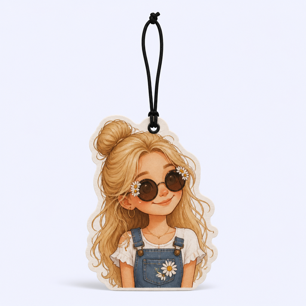 Custom Cartoon Scented Cards - Die-Cut Paper Hanging Air Fresheners by STANDARD GIFTS