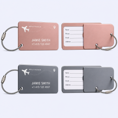 Custom Metal Luggage Tags - STANDARD GIFTS