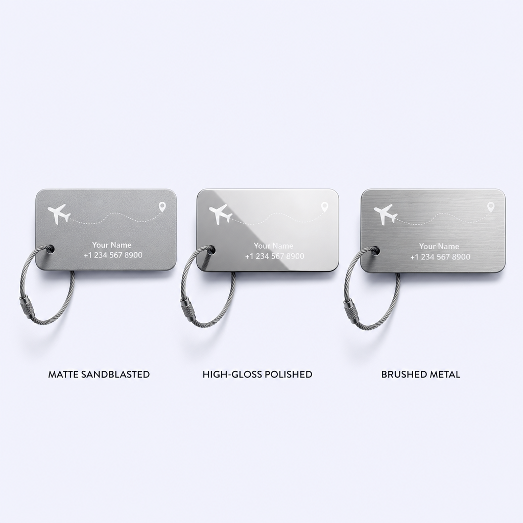 Custom Metal Luggage Tags - STANDARD GIFTS