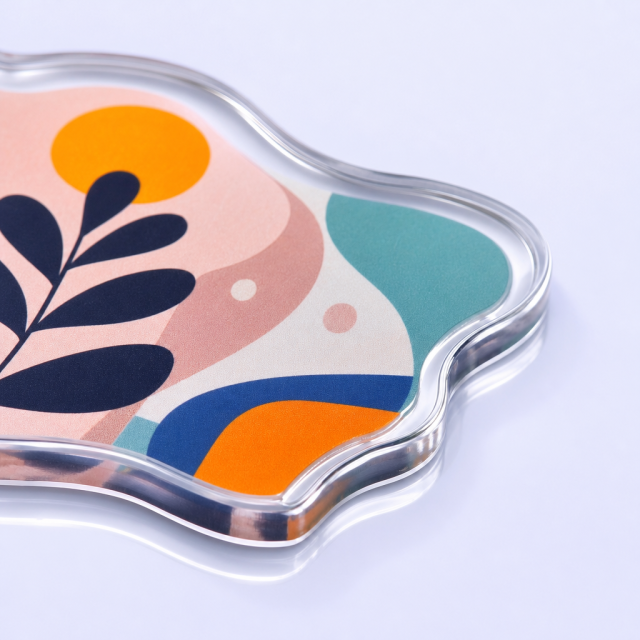 Custom Acrylic Fridge Magnets - Personalized Die-Cut Refrigerator Magnets
