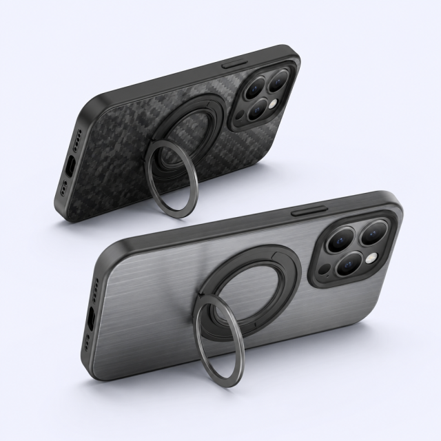 Custom Magnetic Kickstand Phone Case with Ring Holder