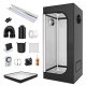 High Reflective 600D Diamond Mylar Canvas Grow Tent Kit System,EDKFARM Grow Light System
