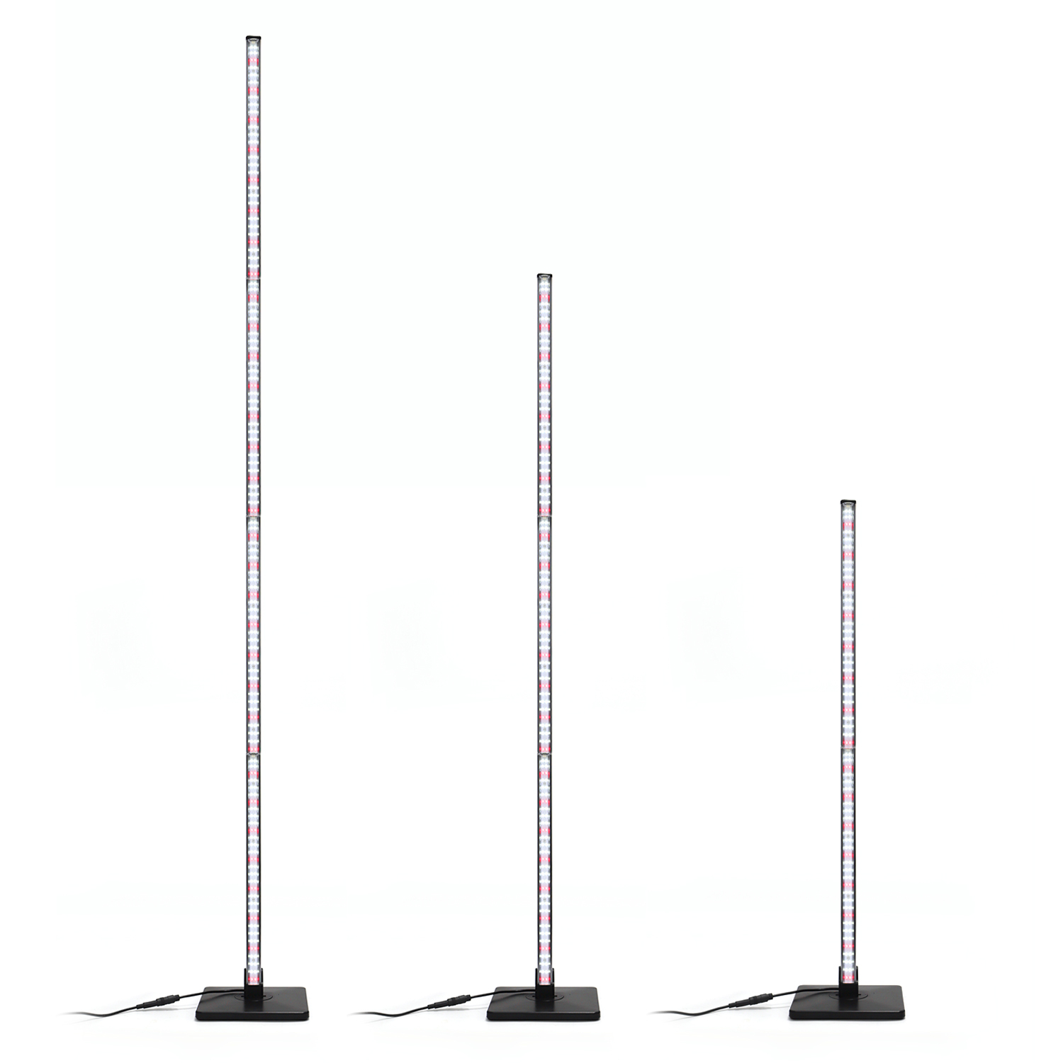 Modular Adjustable Vertical Grow Light System – Multi-Section LED Bars for Indoor Plants and Plant Walls,EDKFARM Grow Light System
