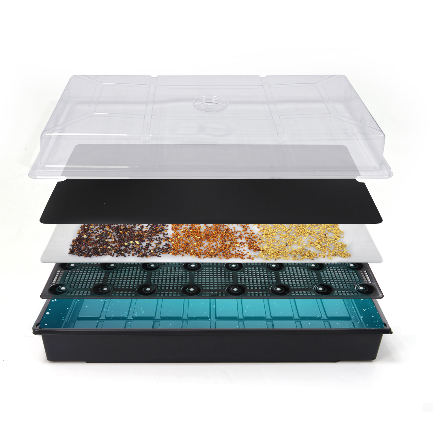 1020 Self-watering seedling tray set,EDKFARM Grow Light System