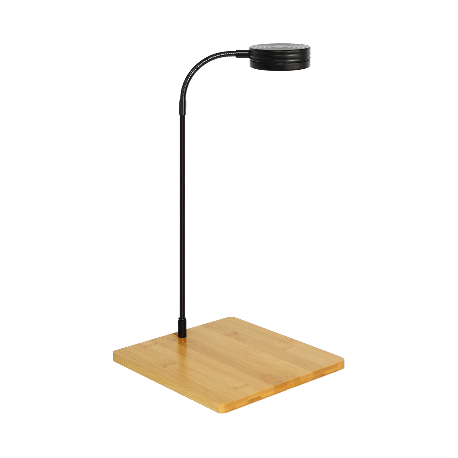 Full Spectrum Micro Landscape LED Illumination Lamp Bamboo Grow Light Stand with Bamboo Board,EDKFARM Grow Light System
