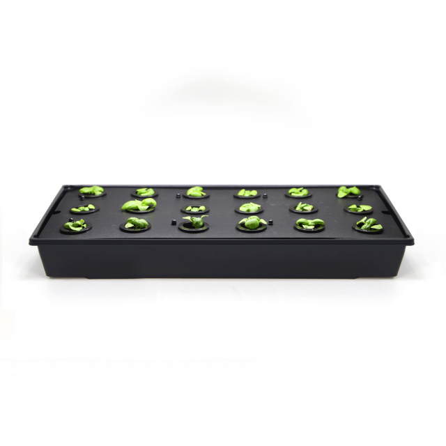 18-Cell 1020 Hydroponic Propagation Tray | Seed Starter Kit for Indoor Gardening & Plant Cloning,EDKFARM Grow Light System